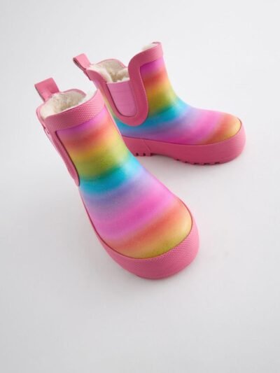 Multi Rainbow Chelsea Wellies