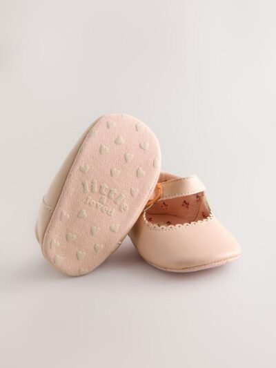 Pink Mary Jane Baby Shoes