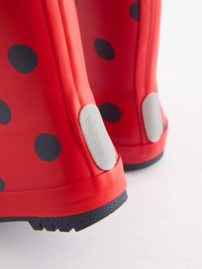 Red Ladybird Handle Wellies