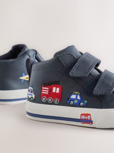 Navy Transport Standard Fit (F) Touch Fastening Boots