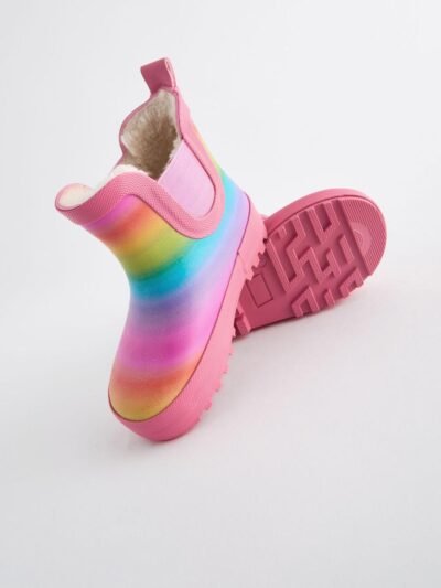 Multi Rainbow Chelsea Wellies