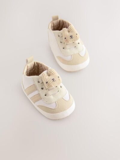 Neutral Bunny Baby Trainers