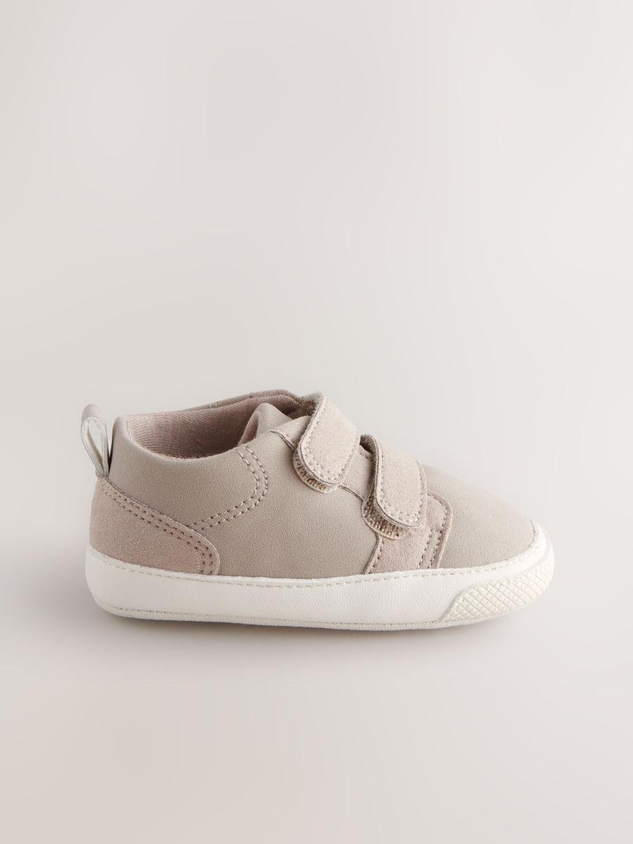 Neutral Two Strap Baby Trainers
