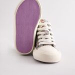 Multi Glitter Standard Fit (F) High Top Trainers