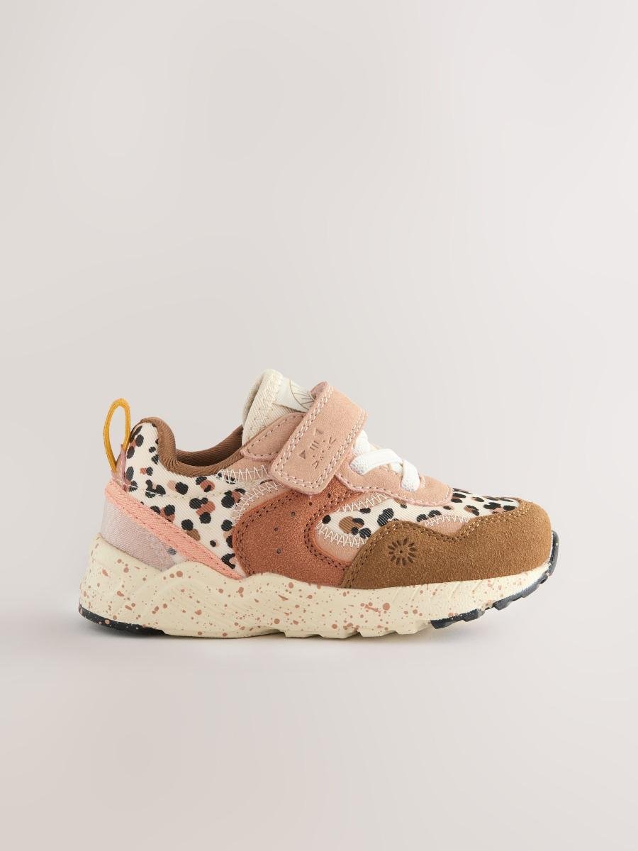 Neutral Animal Standard Fit (F) Elastic Lace Touch Fasten Trainers