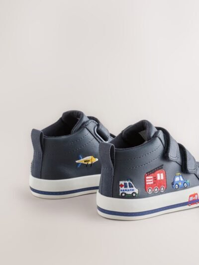 Navy Transport Standard Fit (F) Touch Fastening Boots