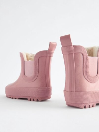 Pink Glitter Chelsea Wellies