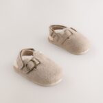 Neutral Baby Faux Lined Clog Shoes