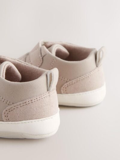Neutral Two Strap Baby Trainers