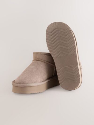 Mink Standard Fit (F) Flatform Mini Warm Lined Water Repellent Suede Pull-On Boots