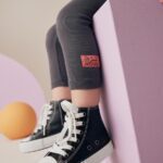Black Standard Fit (F) High Top Trainers