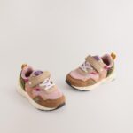 Multi Standard Fit (F) Elastic Lace Touch Fasten Trainers