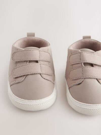 Neutral Two Strap Baby Trainers