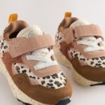 Neutral Animal Standard Fit (F) Elastic Lace Touch Fasten Trainers