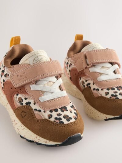 Neutral Animal Standard Fit (F) Elastic Lace Touch Fasten Trainers