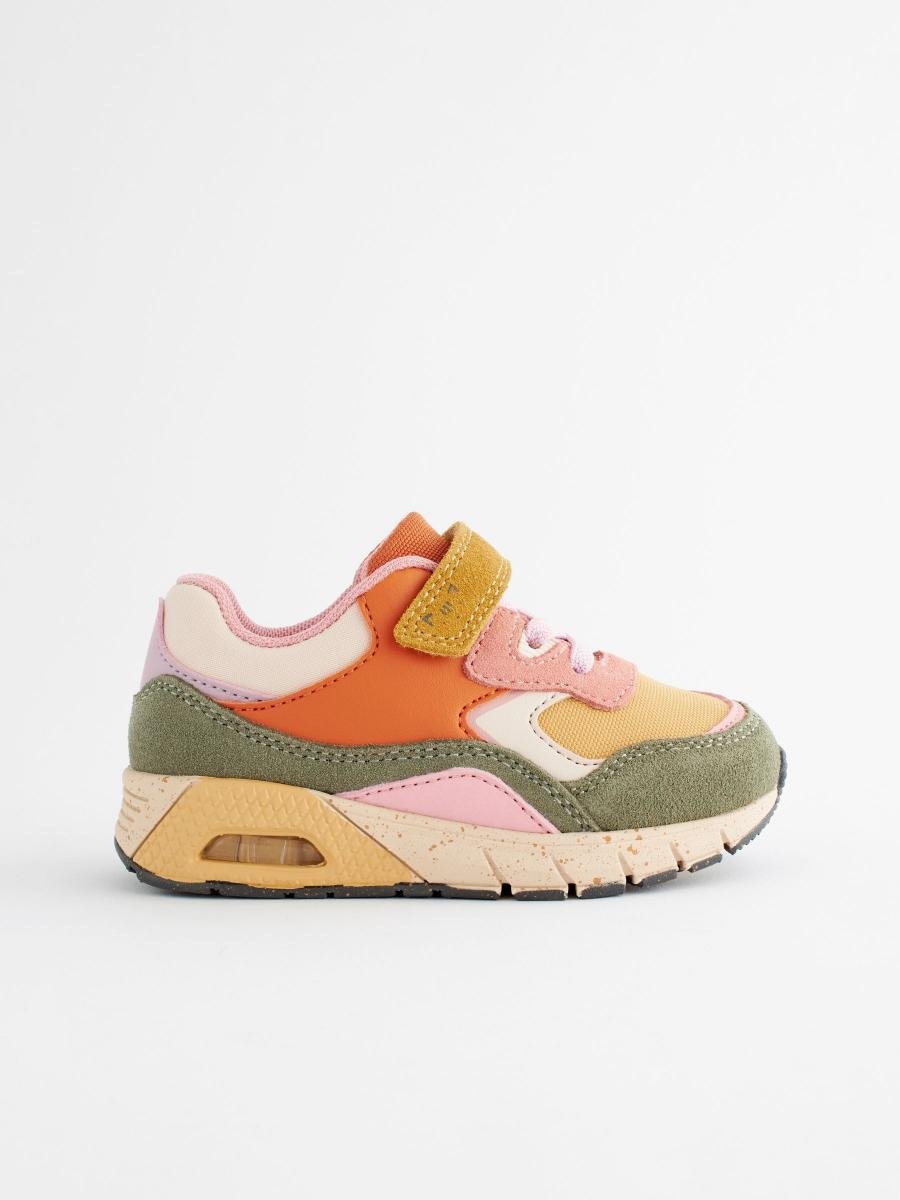 Multi Elastic Lace Chunky Trainers