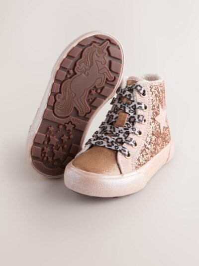 Gold Standard Fit (F) Star High Top Trainers