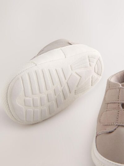 Neutral Two Strap Baby Trainers