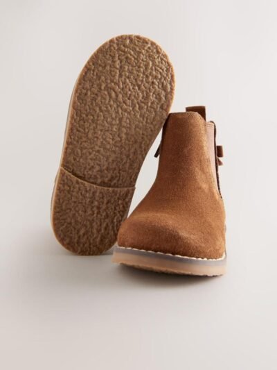 Tan Brown Wide Fit (G) Chelsea Ankle Boots