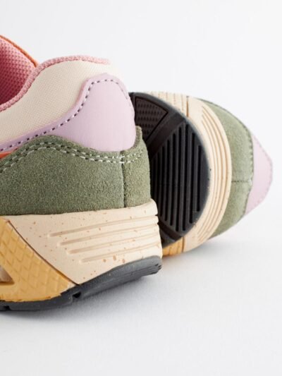 Multi Elastic Lace Chunky Trainers