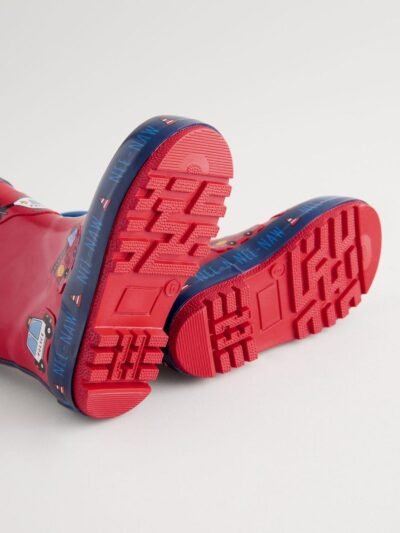 Red Transport Handle Pull On Wellies