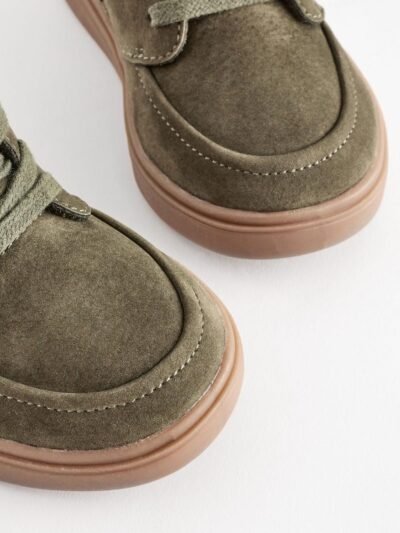 Green Wide Fit (G) Warm Lined Chukka Boots