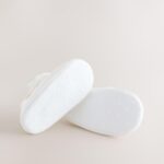 White Satin Baby Corsage Shoes