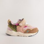 Multi Standard Fit (F) Elastic Lace Touch Fasten Trainers