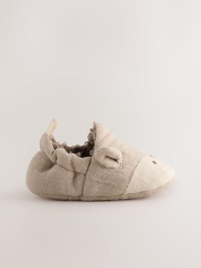 Neutral Baby Character Slip-On Shoes