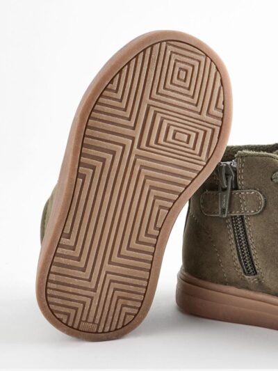 Green Wide Fit (G) Warm Lined Chukka Boots