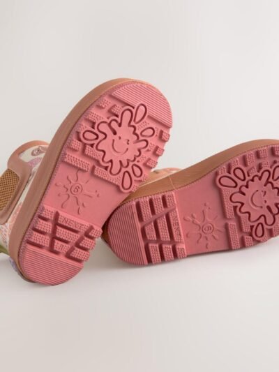 Neutral Pumpkin Halloween Chelsea Wellies