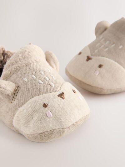 Neutral Baby Character Slip-On Shoes
