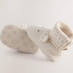 Neutral Bear Baby Sock Top Boot Shoes