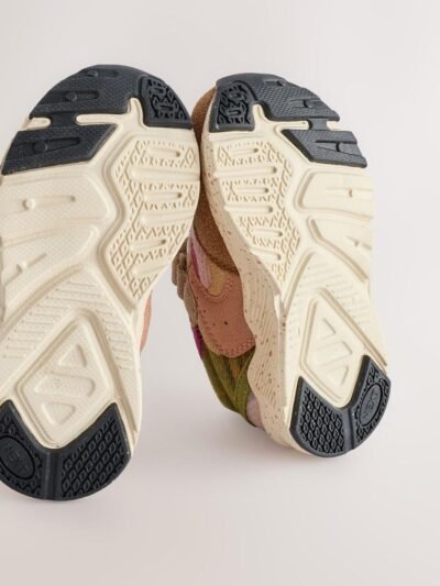 Multi Standard Fit (F) Elastic Lace Touch Fasten Trainers