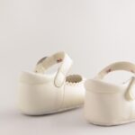 White Mary Jane Baby Shoes