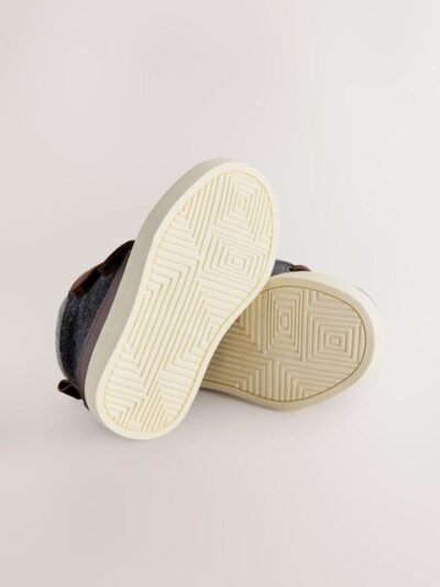 Chocolate Brown Standard Fit (F) Touch Fastening Boots