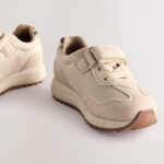 Neutral Animal Elastic Lace Touch Fastening Trainers