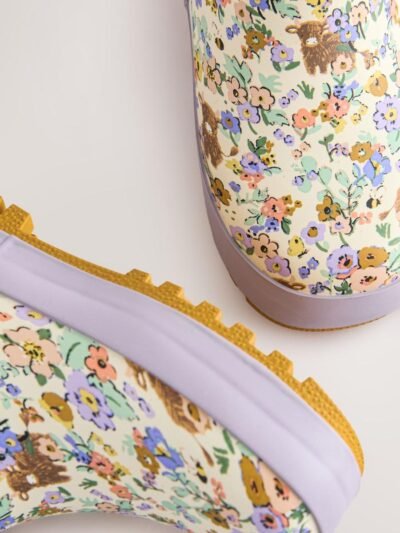 Multi Hamish The Highland Cow Chelsea Wellies