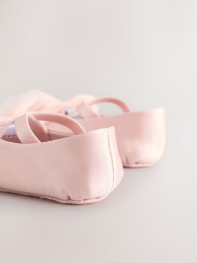 Pink Baby Bow Occassion Shoes