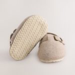 Neutral Baby Faux Lined Clog Shoes