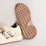 Neutral Animal Elastic Lace Touch Fastening Trainers