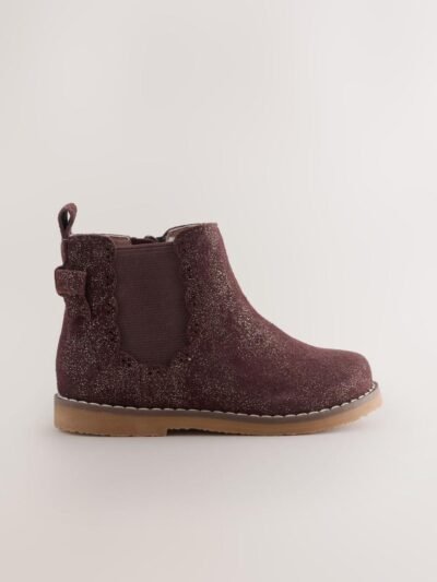 Chocolate Brown Wide Fit (G) Chelsea Ankle Boots