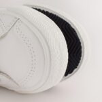 White Wide Fit (G) Two Strap Touch Fastening Trainers