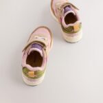 Multi Standard Fit (F) Elastic Lace Touch Fasten Trainers