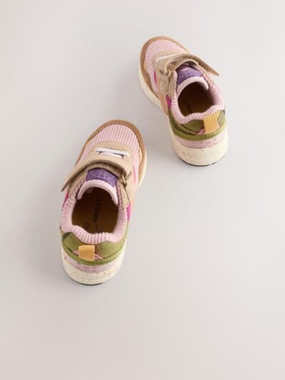 Multi Standard Fit (F) Elastic Lace Touch Fasten Trainers