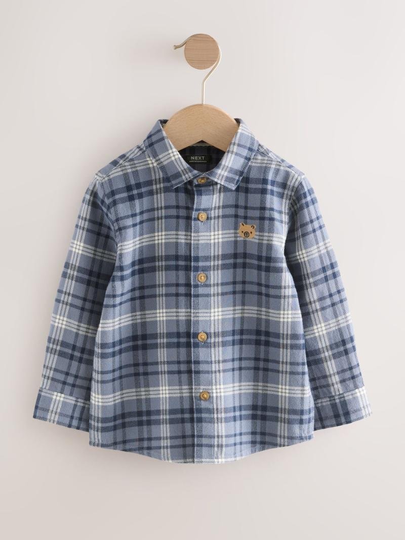 Blue Bear Long Sleeve Character Shirt