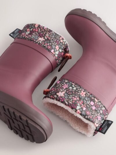 Burgundy Red Cuff Wellies