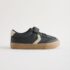 Black Standard Fit (F) Touch Fastening Elastic Lace Trainers