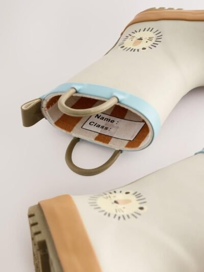 Neutral Lion Handle Pull On Wellies