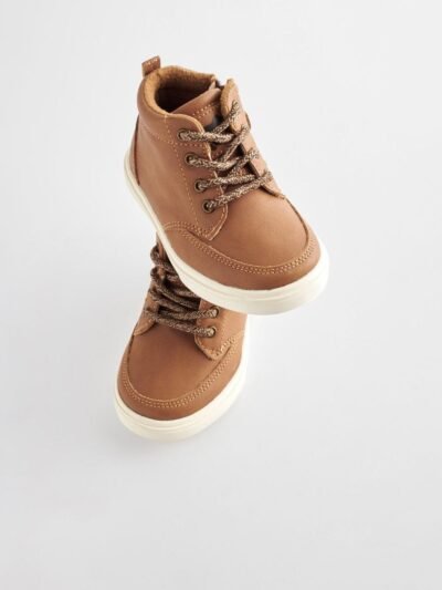 Tan Brown Wide Fit (G) Warm Lined Chukka Boots